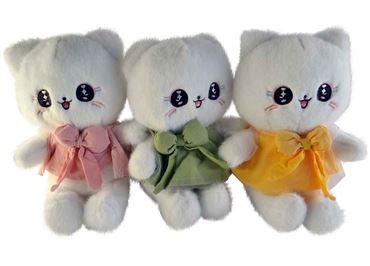 МИ Кошка в платье вышивка глаза 3цвета 20см. 25-1-559 (120)