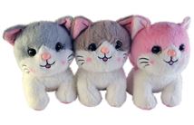 МИ Кошка сидит розовые ушки 3цвета 23см. 25 …