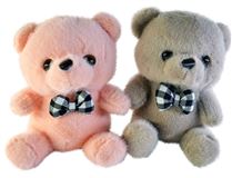 МИ Медведь с бантом 2цвета 23см. 25-1-378 ( …