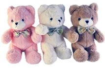 МИ Медведь с бантом 3цвета 30см. 25-1-534 ( …