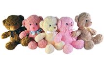 МИ Медведь с бантом цвета в асс 28см. 25-1- …