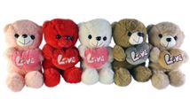 МИ Медведь с сердцем 5цветов 30см. 25-1-539 …