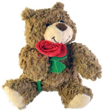 МИ Медведь с цветком 24см. 25-1-363 (100)