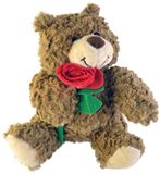 МИ Медведь с цветком 24см. 25-1-363 (100)