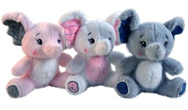 МИ Слон 3цвета 23см. 25-1-377/24-2-110 (120)