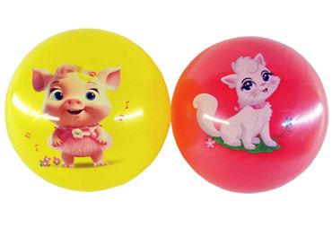 Мяч 25-1-308 с рисунком 22см. (500)