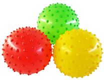 Мяч рельефный 8см 25-1-319 в сеточке (1200)