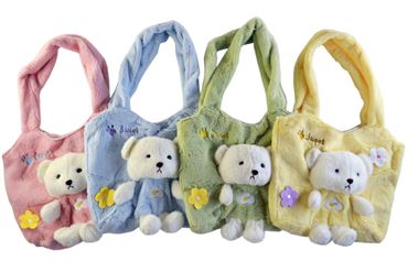 Сумочка Мишка 4цвета 25*30см. 25-1-358 (120)