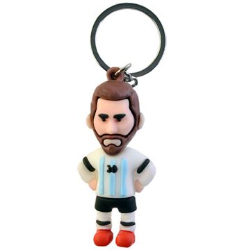 Брелок 25-1-487-7 резин с ручкой Футболист (147)