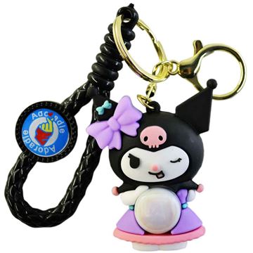 Брелок 25-1-489-5 резин с ручкой свет KRM (100)