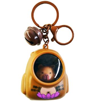 Брелок 25-1-490-2 пласт с колокольчиком светящийся КПБ (150)