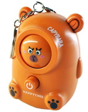 Брелок Капибара 25-1-437 (при нажатии меняется мордочка) (600)