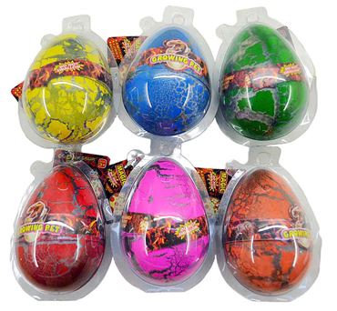 Динозавр в яйце бол блистер (растёт в воде) 25-1-507 (6шт.в уп.) (72)