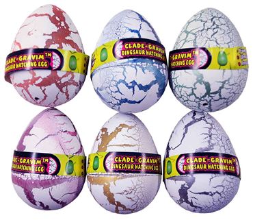 Динозавр в яйце ср блистер (растёт в воде) 25-1-505 (12шт.в уп.) (360)