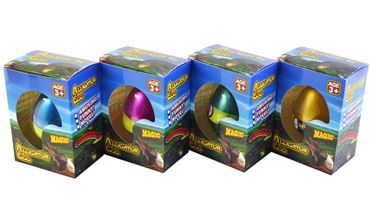 Животные в яйце ср. инд.уп.Крокодил (растёт в воде) 25-1-506-2 (12шт.в уп.) (288)