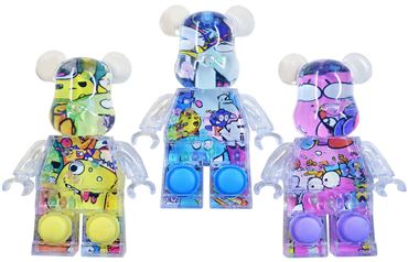 Кольцеброс водный 650J-B24 Мишка 3вида (24шт.в уп.) (192)