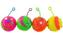 Мяч на резинке свет звёзды 7,5см. 25-1-17-7 …