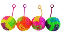 Мяч на резинке свет цифры 6,5см. 25-1-16-5 …