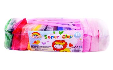 Набор пластилина 6601 12цветов 12шт. 155гр. (160)