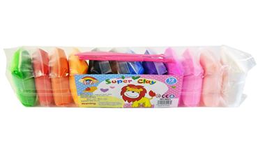 Набор пластилина 6601-1 12цветов 12шт. 120гр. (200)