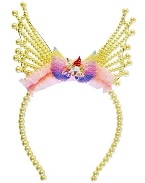 Ободок Крылья Пегаса жемчуг свет 25-1-432 (600)