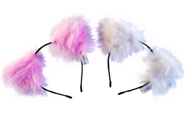 Ободок Уши кошки свет 25-1-426 (720)