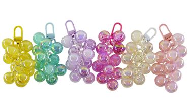 Подвеска гроздья шариков прозрачных 105-1-491-1 (200)