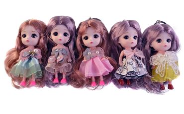 Подвеска кукла 4цвета (12шт.в уп.) 25-1-494 (300)