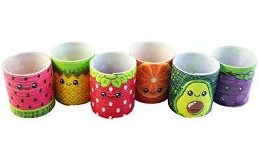 Пружинка Радуга 25-1-478 с рисунком фрукты (12шт.в уп.) (864)