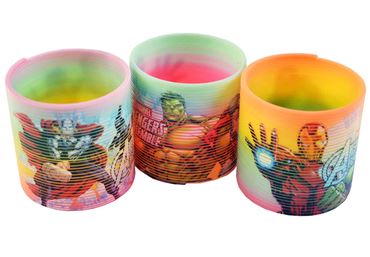 Пружинка Радуга 25-1-485 с рисунком AV (12шт.в уп.) (720)