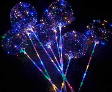 Шар BoBo 25-1-452 светящийся 20см. (500)