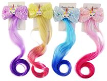 Заколка-косичка с бантиком для девочек 4цве …