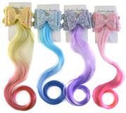 Заколка-косичка с бантиком для девочек CD-1 …