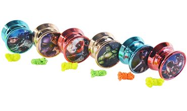 Йо-Йо 353-3B металл 6видов (12шт.в уп) (432)