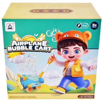 Каталка 134-82A Самолет с генератором мыльный пузырей (18)