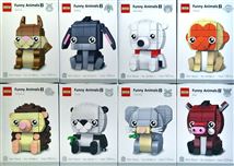 Конструктор 1016A DS животные 8видов (8шт.в …