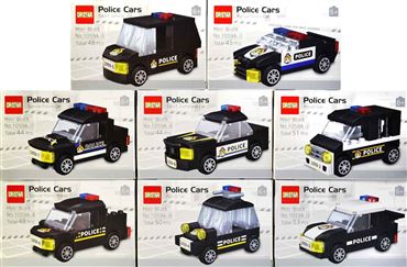 Конструктор 1059A DS полиция 8видов (8шт.в уп.) (384)