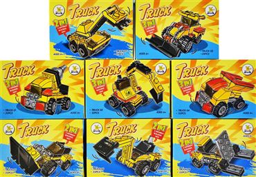 Конструктор SM200B SM Строительная техника 8видов (8шт.в уп.) (480)