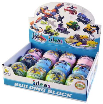 Конструктор SM207A SM в шаре техника 6видов (12шт.в уп.) (720)