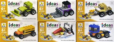 Конструктор SM208B SM техника 6видов (12шт.в уп.) (720)