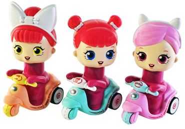 Кукла 903 L на мотороллере 3вида (12шт.в уп.) (216)