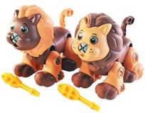 Лев-конструктор 330 2цвета (144)