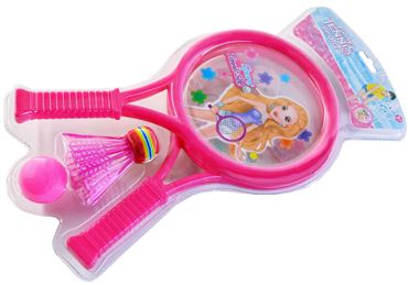 Набор ракеток 2шт. для бадминтона с воланом и шариком S088 (96)