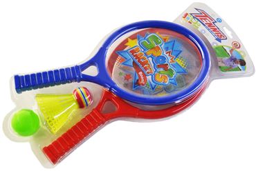 Набор ракеток 2шт. для бадминтона с воланом и шариком S089 (96)