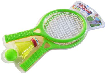 Набор ракеток 2шт. для бадминтона с воланом и шариком S091 (96)