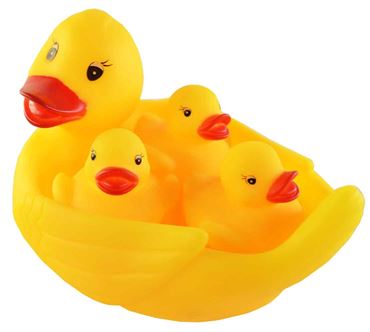 Набор резиновых игрушек 642 уточки 4шт. (144)