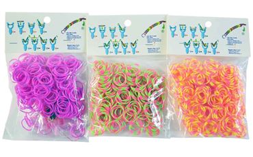 Набор резинок для плетения 25-1-100 в пакете (500)