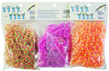 Набор резинок для плетения 25-1-98 в пакете (370)
