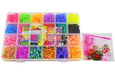 Набор резинок для плетения 25-1-99 в боксе (120)