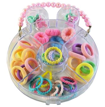 Набор резинок и заколок для волос Z-57A в боксе (12шт.в уп.) (288)